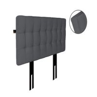 Cabecera Maltes Patas Desmontables 1.5 plz - Gris Oscuro