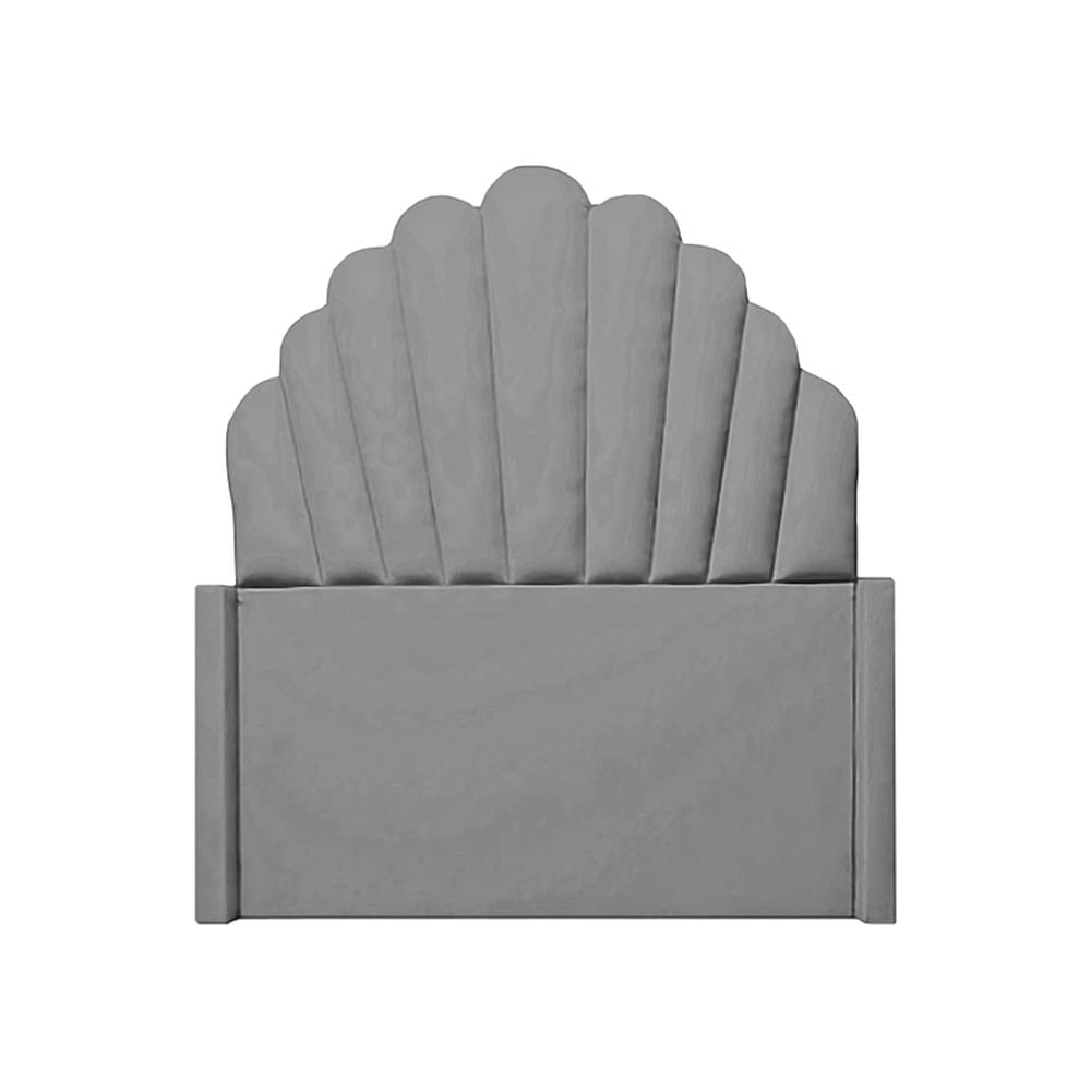 Cabecera Emperatriz Abanico 2 Plz - Gris Claro