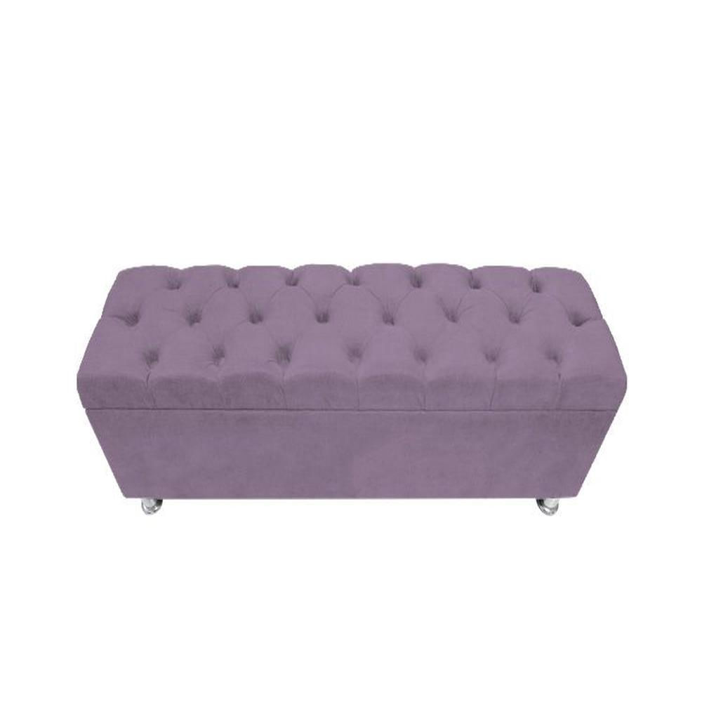 Baúl Capitoneado Bunn 1 Plz - Lila