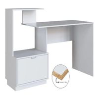 Escritorio con Estante Nanu - Blanco