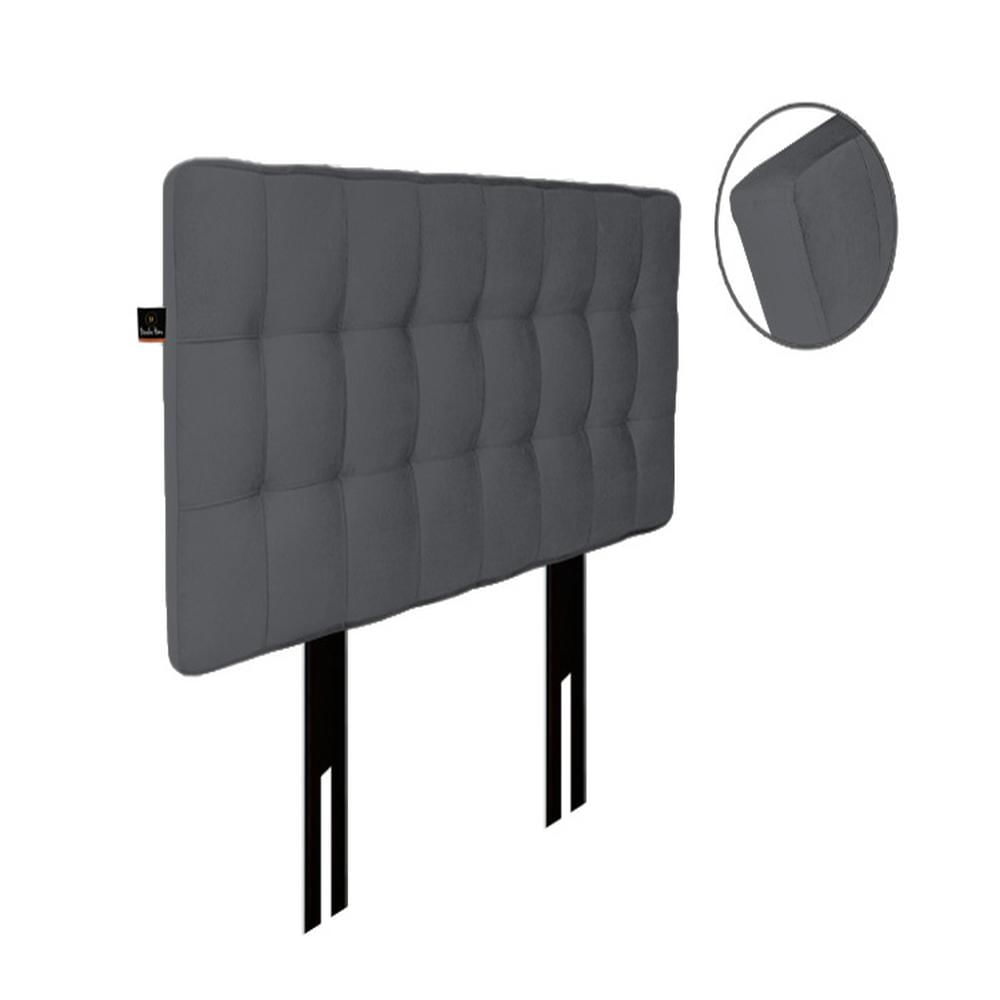 Cabecera Pata ajustable Maltes Queen - Gris Oscuro