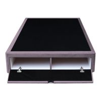 Base De Cama Bregenz 1.5 Plz - Lila