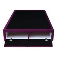 Base De Cama Bregenz 1.5 Plz - Purpura