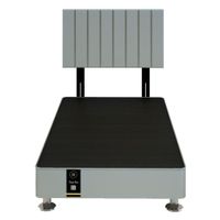 Dormitorio Linz + Cabecera Neuss Pata Desmontable 1.5 Plz - Gris Claro