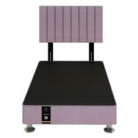 Dormitorio Linz + Cabecera Neuss Pata Desmontable 1.5 Plz - Lila