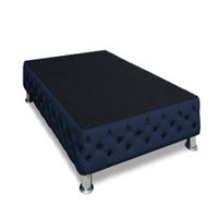 Base De Cama Aarhus 1.5 plz - Azul Marino