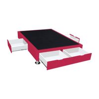 Base de Cama Villach 1.5 Plz - Rojo