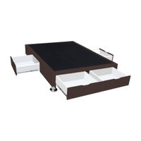 Base de Cama Villach 1.5 Plz - Chocolate