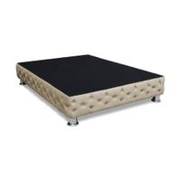 Base De Cama Aarhus 1.5 plz - Beige Claro