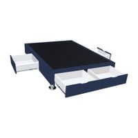 Base de Cama Villach 1.5 Plz - Azul Marino