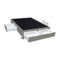 Base de Cama Villach 2 Plz - Gris Oscuro