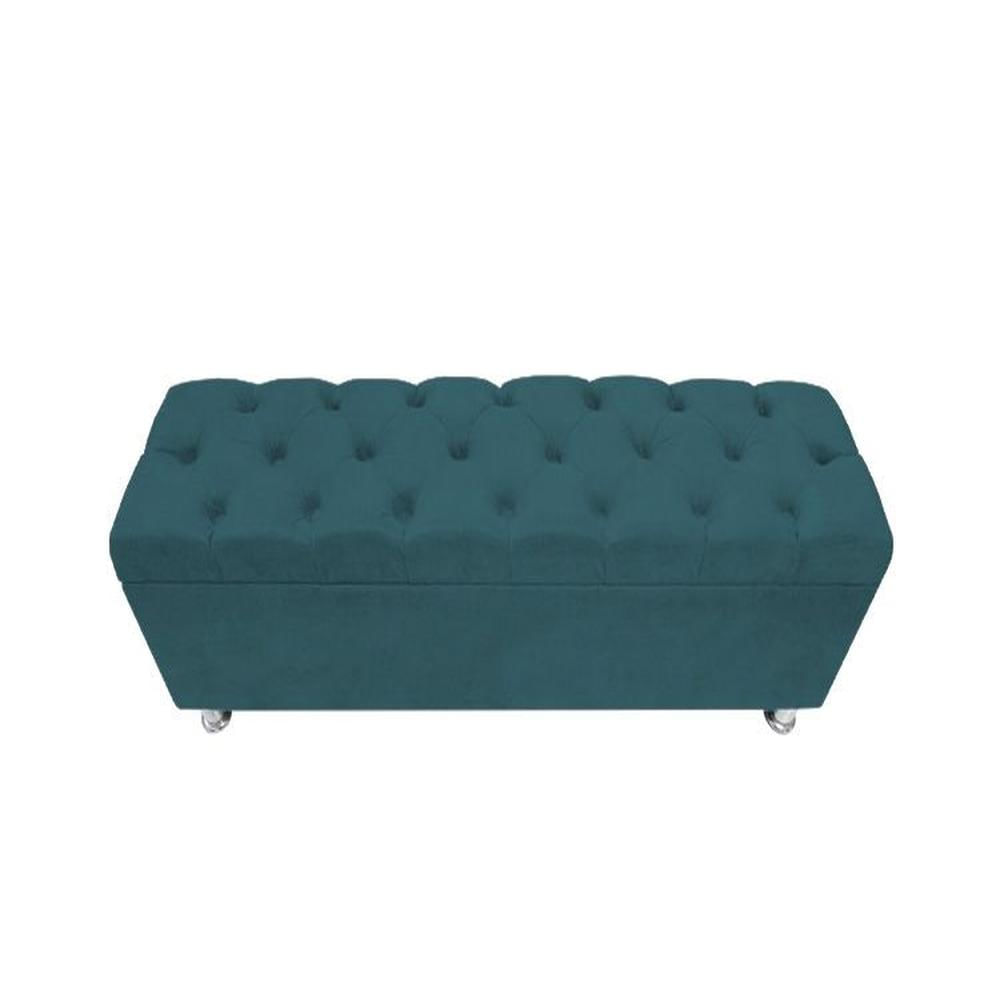 Baúl Capitoneado Bunn King - Cobalto