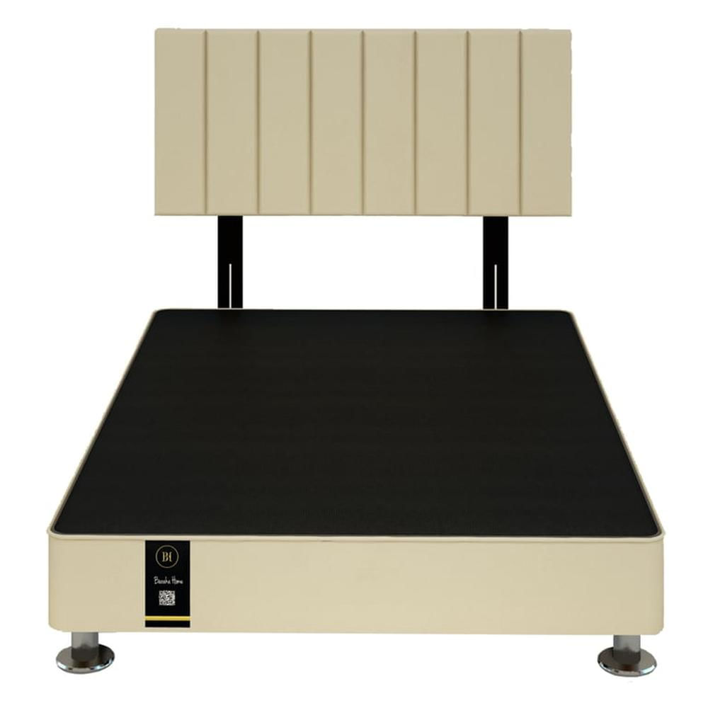 Dormitorio Linz + Cabecera Neuss Pata Desmontable 2 Plz - Ivory