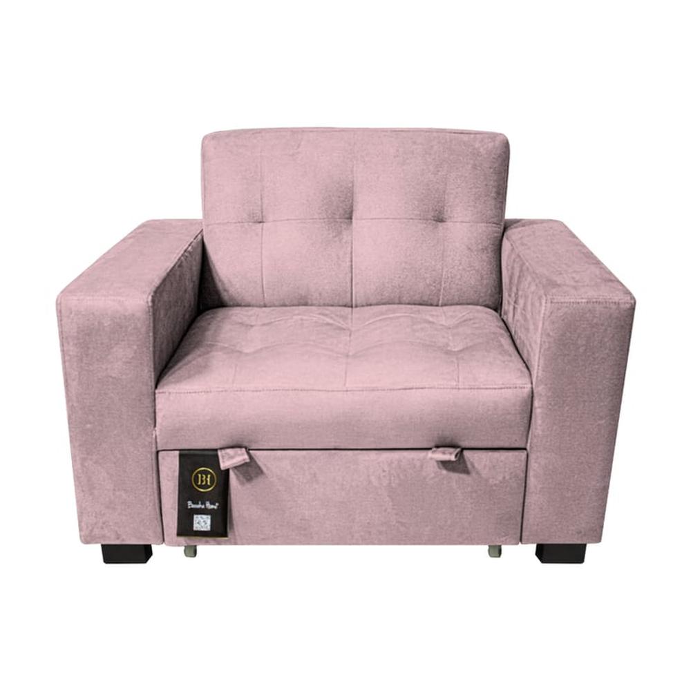 Sofa Cama Madison 1 Plz - Rosado