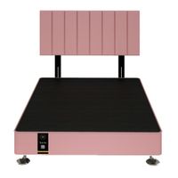 Dormitorio Linz + Cabecera Neuss Pata Desmontable 2 Plz - Rosado