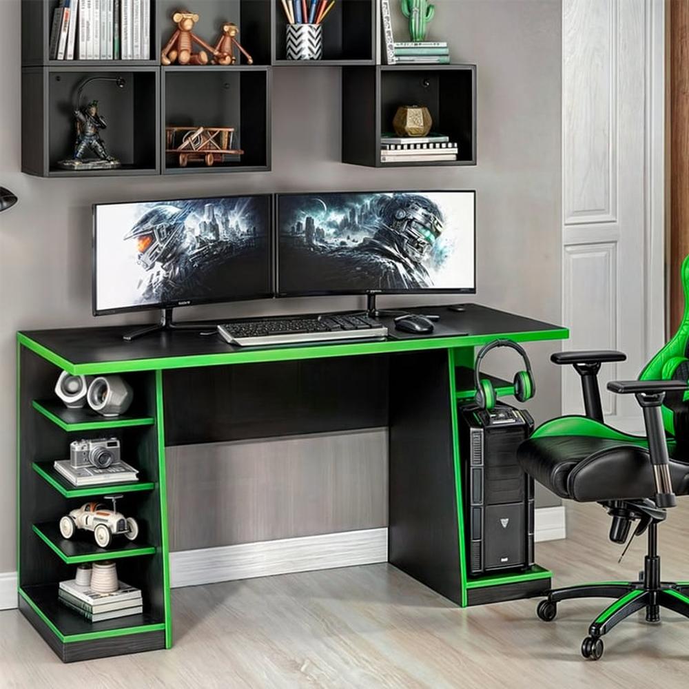 Escritorio Gamer Ewa - Negro
