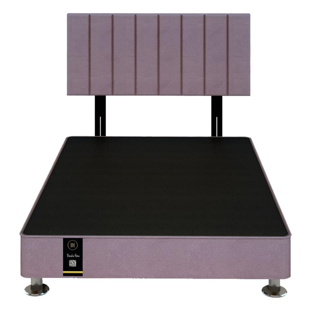 Dormitorio Linz + Cabecera Neuss Pata Desmontable 2 Plz - Lila