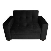 Sofá Cama Madison 2 Plz - Negro