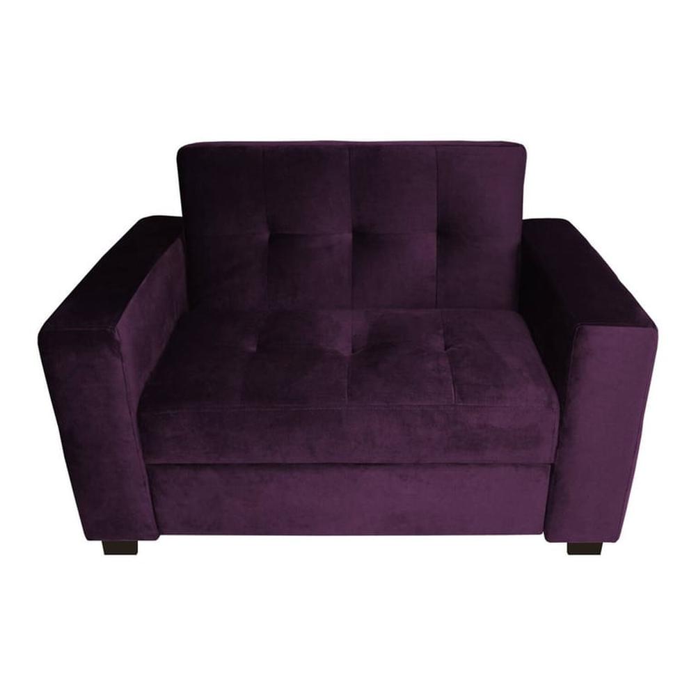 Sofá Cama Madison 1.5 plz - Púrpura