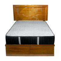 Dormitorio Trento DR + Sabanera Zabid Brillante 2 Plz - Caramelo