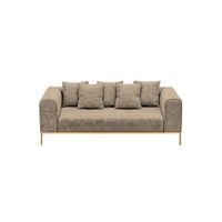 Sofá Luxury Dolneni 3 Cuerpos - Beige claro
