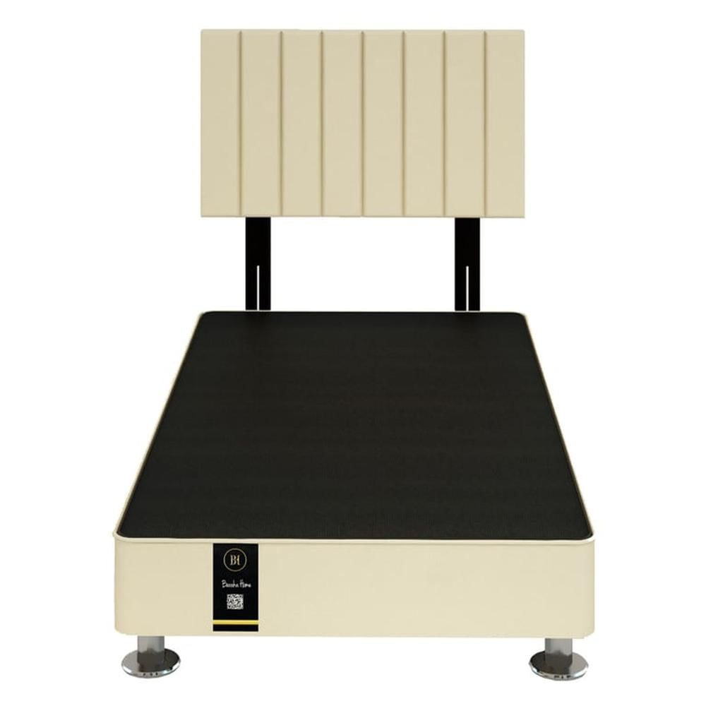 Dormitorio Linz + Cabecera Neuss Pata Desmontable 1.5 Plz - Ivory