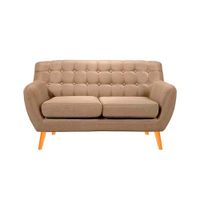 Sofá Vintage Louth 2 Cuerpos - Beige claro