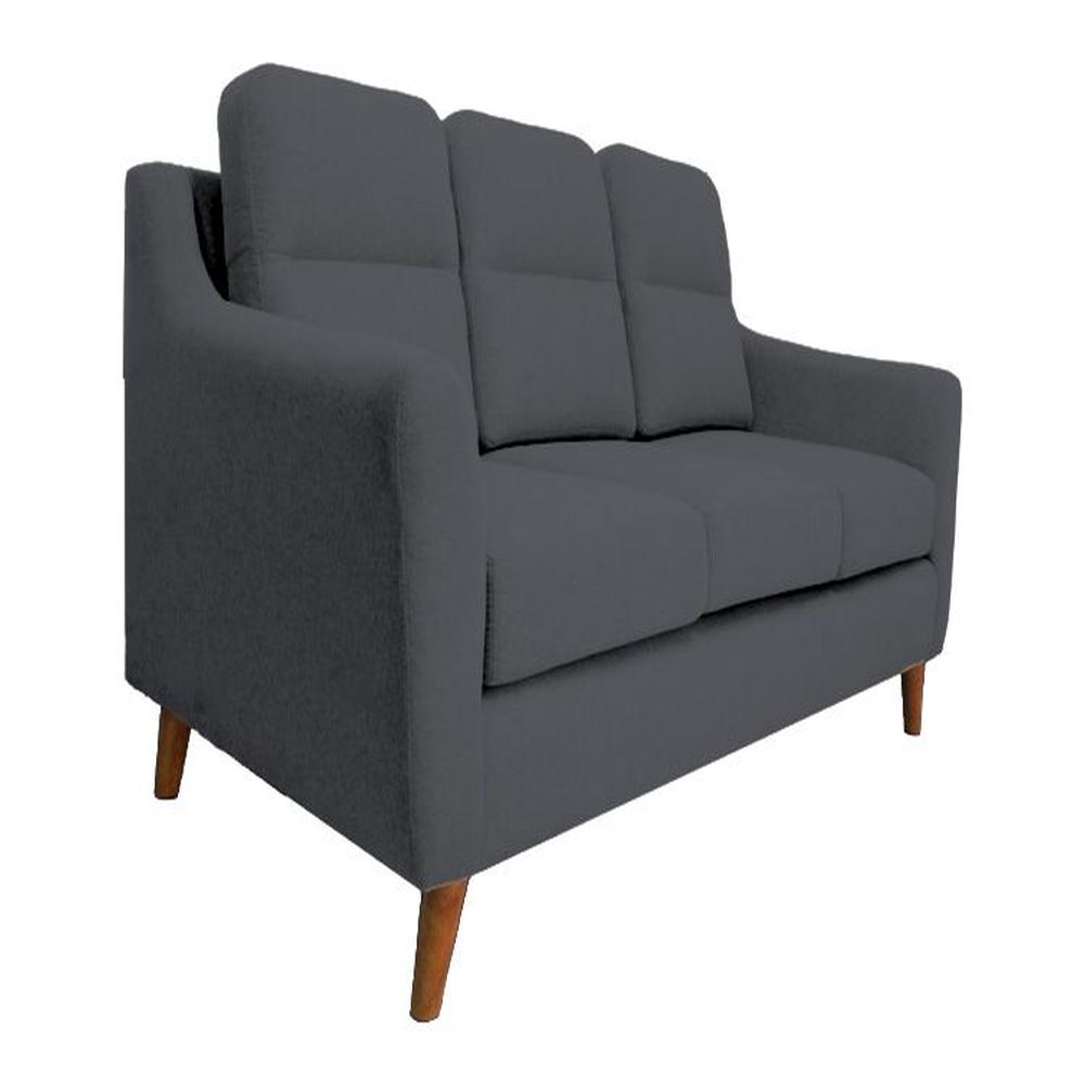 Sofa 3 Cuerpos Florina - Gris Oscuro
