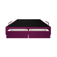 Base De Cama Wels 4 Cajones 2 Plz - Púrpura