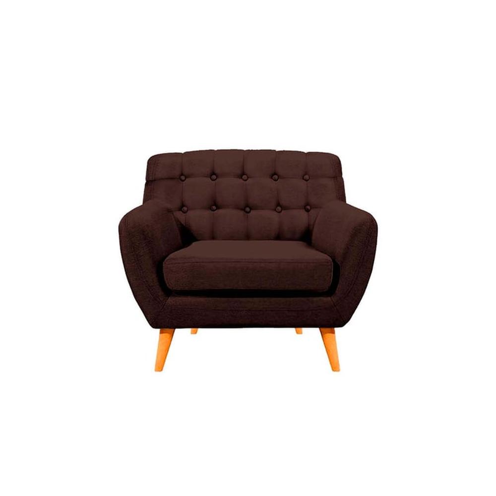 Sofá Vintage Louth 1 Cuerpo - Chocolate