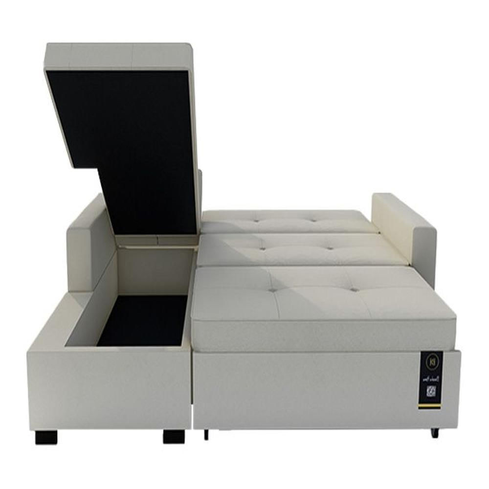 Sofá Cama Multifuncional Debar Izquierdo 3 Cuerpos - Ivory