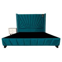 Dormitorio Lienz 1.5 Plz + Cabecera + 1 Velador - Cobalto