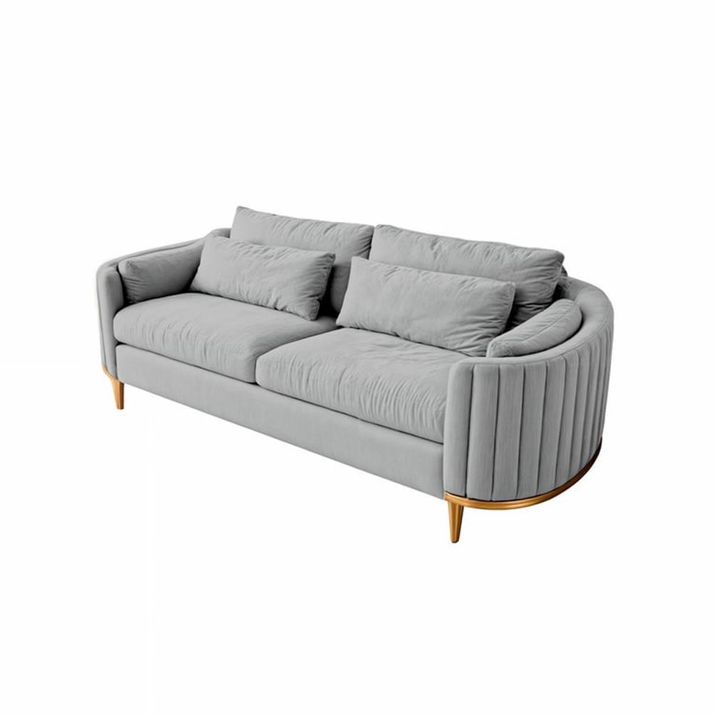 Sofá Luxury Serris 3 Cuerpos - Gris claro