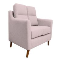 Sofa 2 Cuerpos Florina - Rosado