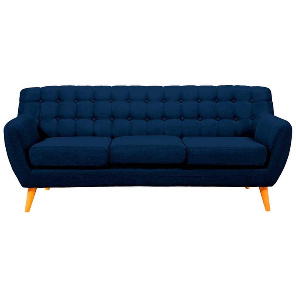 Sofá Vintage Louth 3 cuerpos - Azul marino