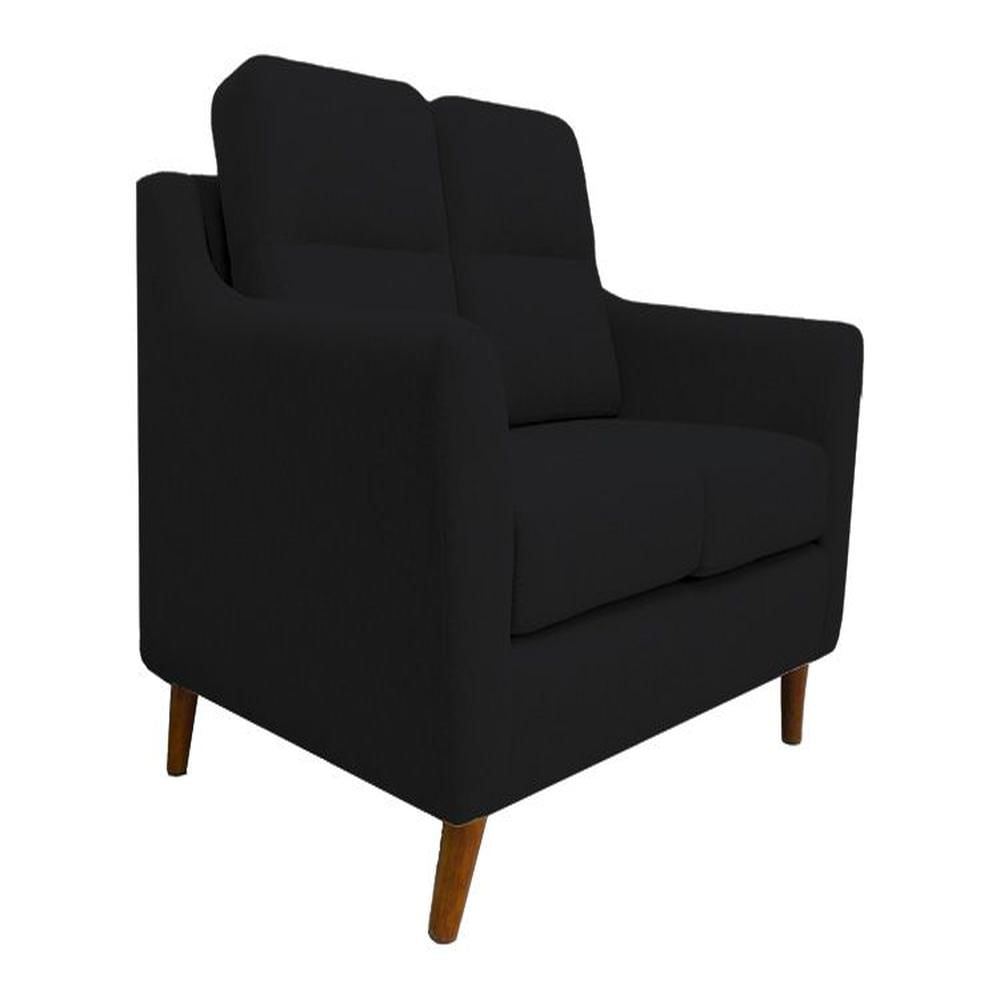 Sofa 2 Cuerpos Florina - Negro