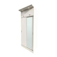 Ropero Vaduz 3 Cuerpos, Dos Puertas corredizas / Escandinavo - Blanco