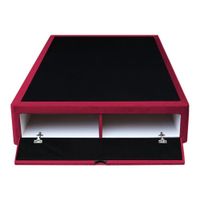 Base De Cama Bregenz 2 Plz - Rojo