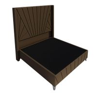 Dormitorio Lienz + Cabecera emperatriz Cadíz 1.5 plz - Chocolate Claro
