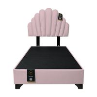 Dormitorio Afrodita + Cabecera patas ajustables 2 plz - Rosado