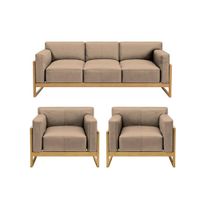 Juego de sala 3 1 1 Luxury Lipkovo - Beige claro
