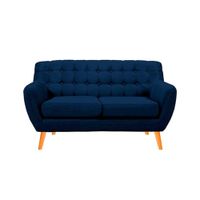 Sofá Vintage Louth 2 Cuerpos - Azul Marino