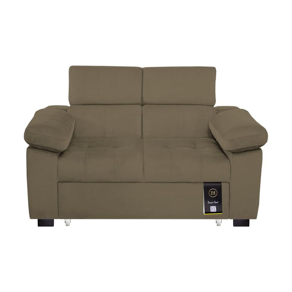 Sofá Cama Baltimore 1.5 Plz - Beige Oscuro