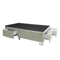 Base De Cama Wels 4 Cajones 2 Plz - Ivory