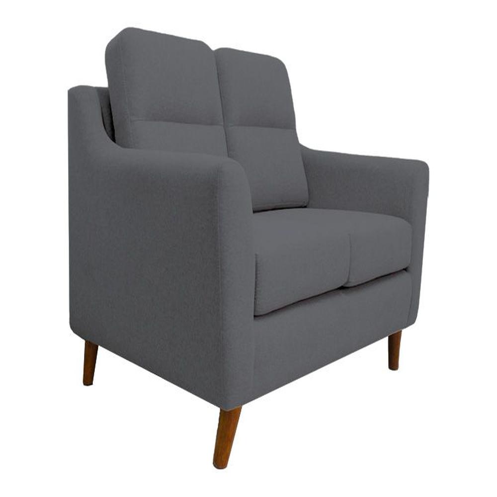 Sofa 2 Cuerpos Florina - Gris Oscuro