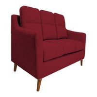 Sofa 3 Cuerpos Florina - Rojo