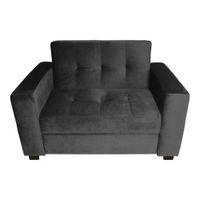 Sofá Cama Madison 1.5 Plz - Gris oscuro
