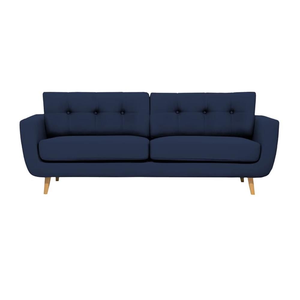 Sofá Vintage Natan 3 cuerpos - Azul marino