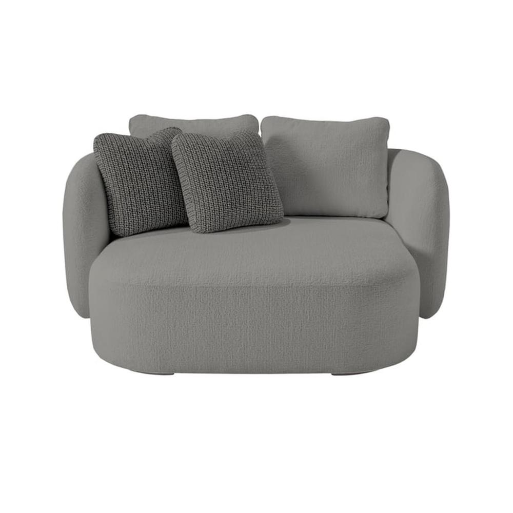 Sofá Luxury Noria 2 Cuerpos - Gris oscuro