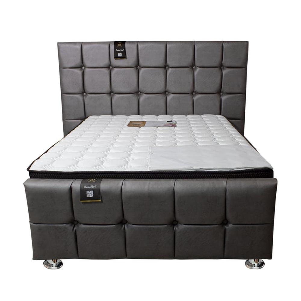 Dormitorio Piecera Dallas Platinium 1.5 Plz - Pranna Plata